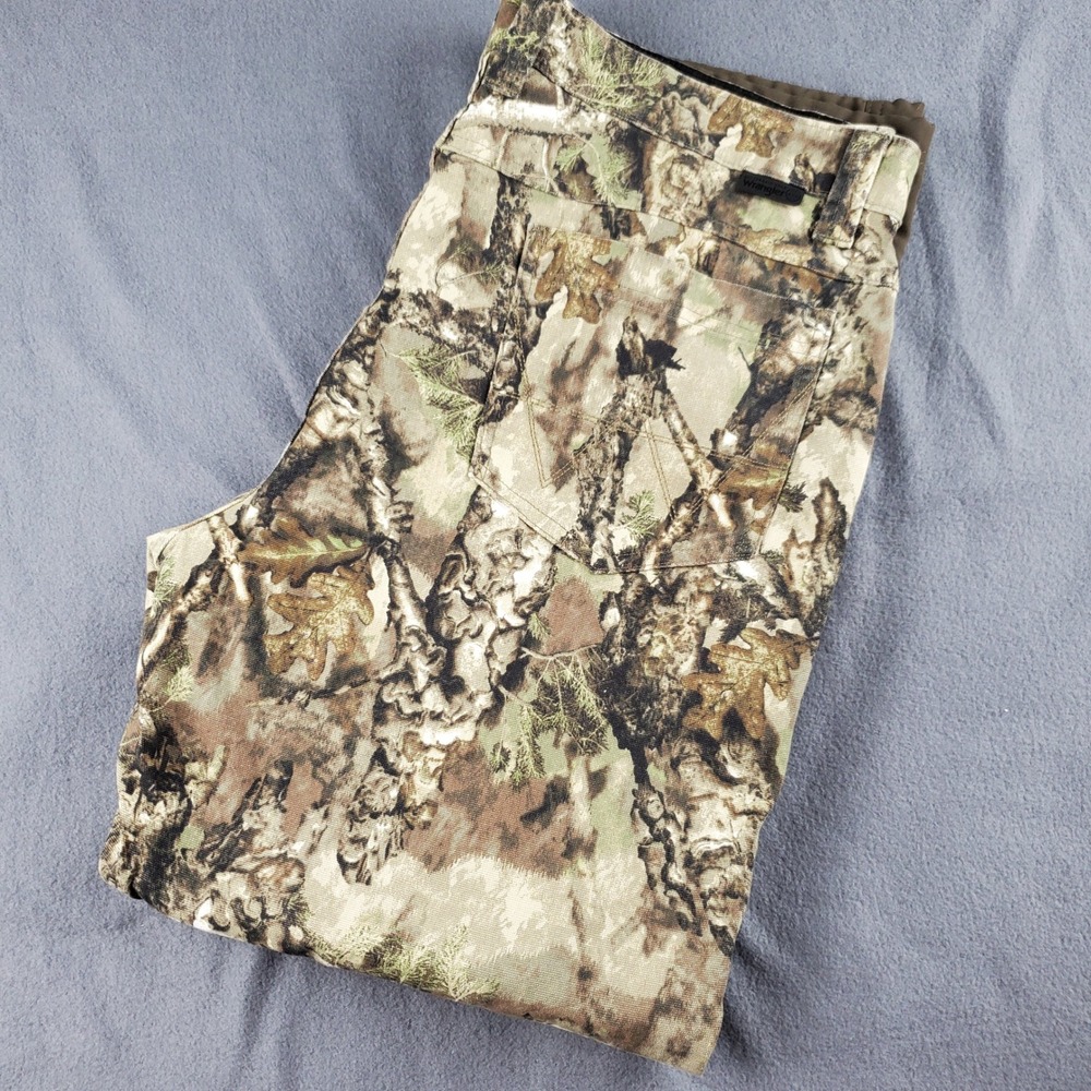 Wrangler ATG‎ Camo Pants Hunting Outdoors Casual Comfort Size 37x28